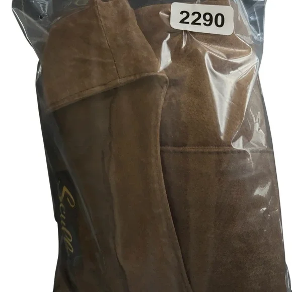 VTG Scully Mens 3X HTF Brown Suede Leather Western Cowboy Snap Front Vest 2290 - Picture 10 of 10